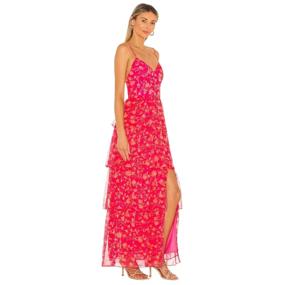 Amanda Uprichard Thaddea Maxi Dress in Brookeside Medium New Womens Gown - Picture 3 of 15